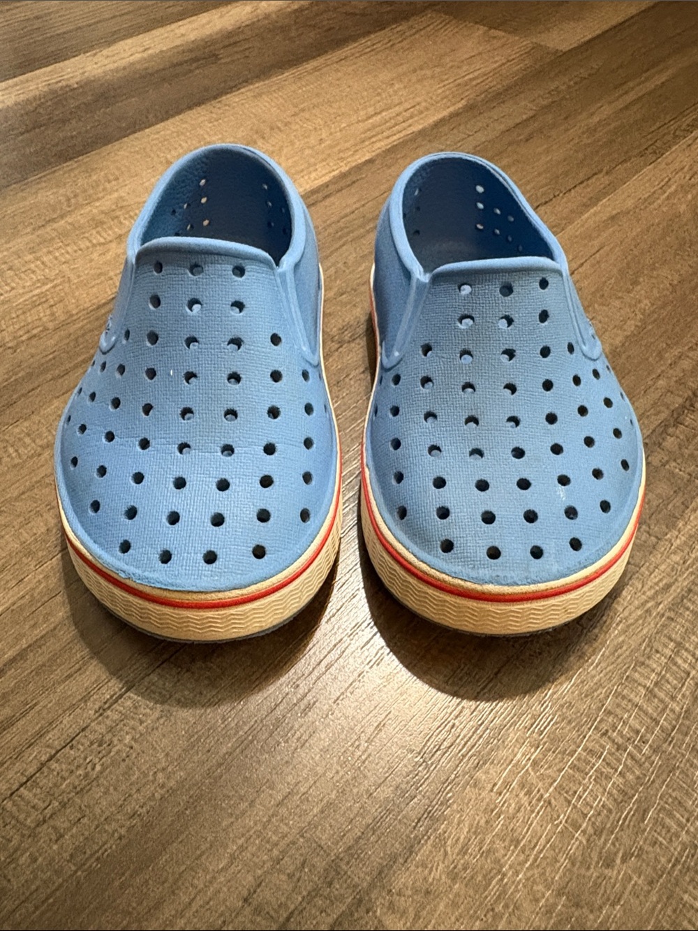 3 Toddler Size 7 Shoes - Adidas Bubble Comfy, Crocs, Native - Picture 9 of 12